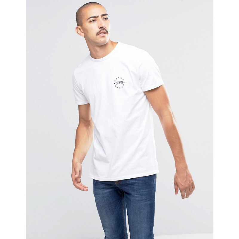 Edwin - Union - T-Shirt - Weiß