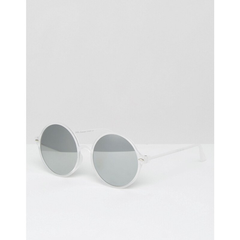 7X - Runde Sonnenbrille - Transparent