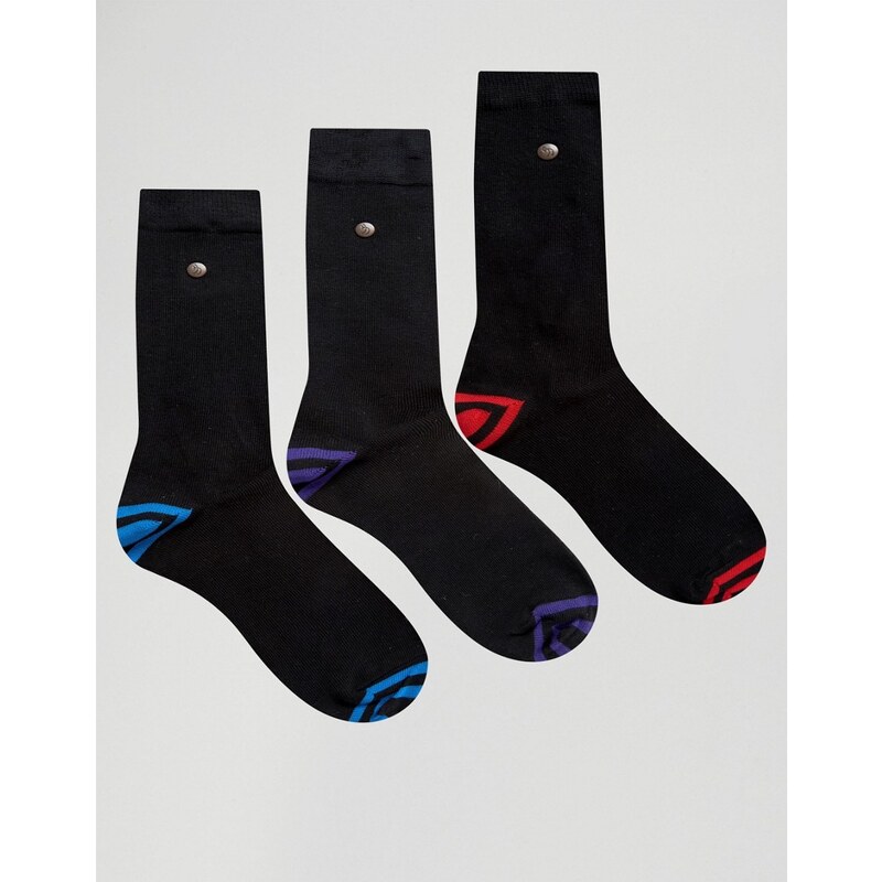 Feraud - Socken aus Modal-Baumwolle im 3er-Pack in Blaugrün und Burgunderrot - Grün