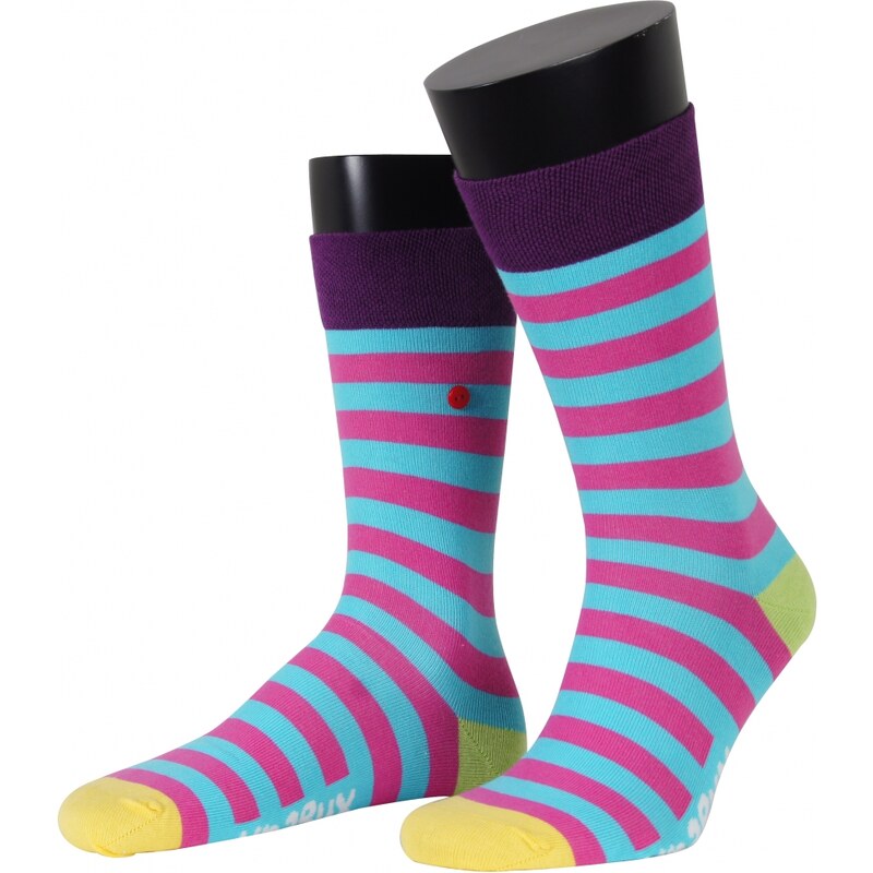 Unabux Socke 'Stripes', hellblau 015