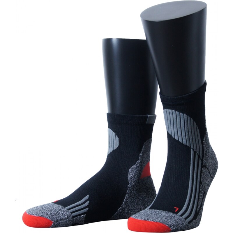 Löw Socks Multifunktions-Sportsocke 'Turin', blau/rot