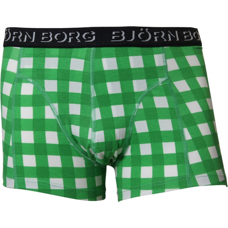 Björn Borg Boxershorts 'Block Check', grün