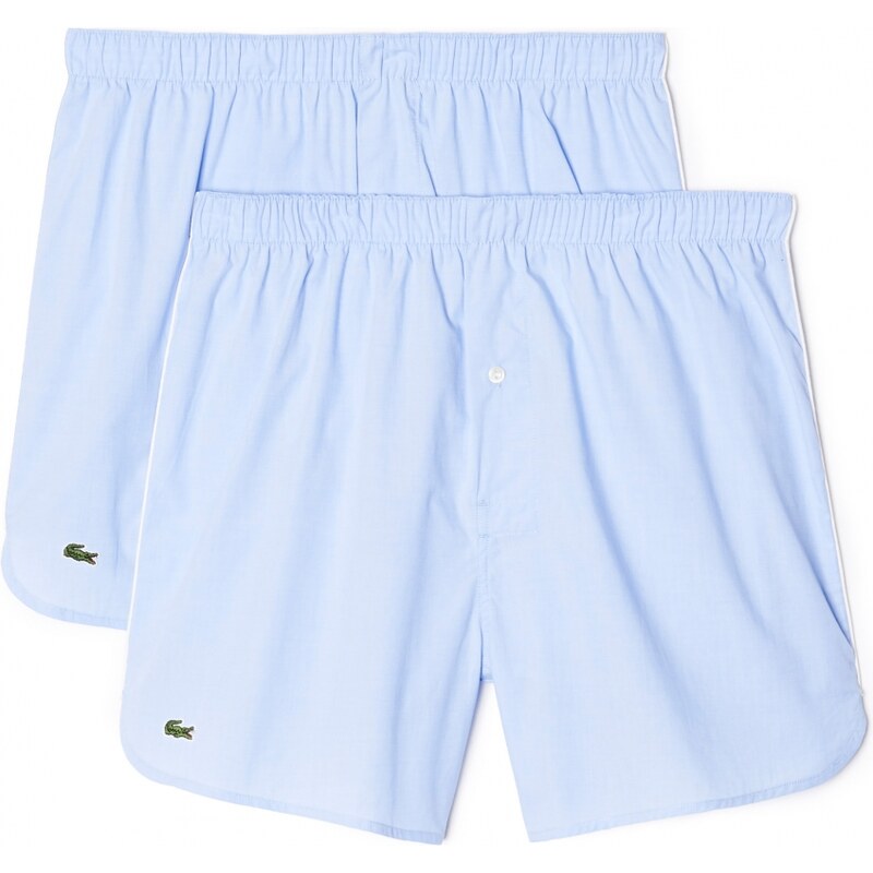 Lacoste 2-Pack Boxershorts 'Chambray', Blue