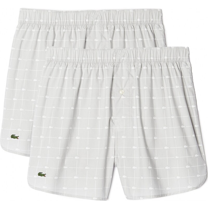 Lacoste 2-Pack Boxershorts 'Authentic', light grey