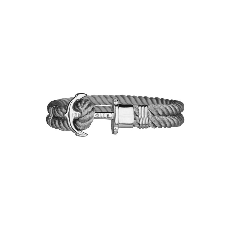 Paul Hewitt Phrep Armband Grau Anker silber 6451514