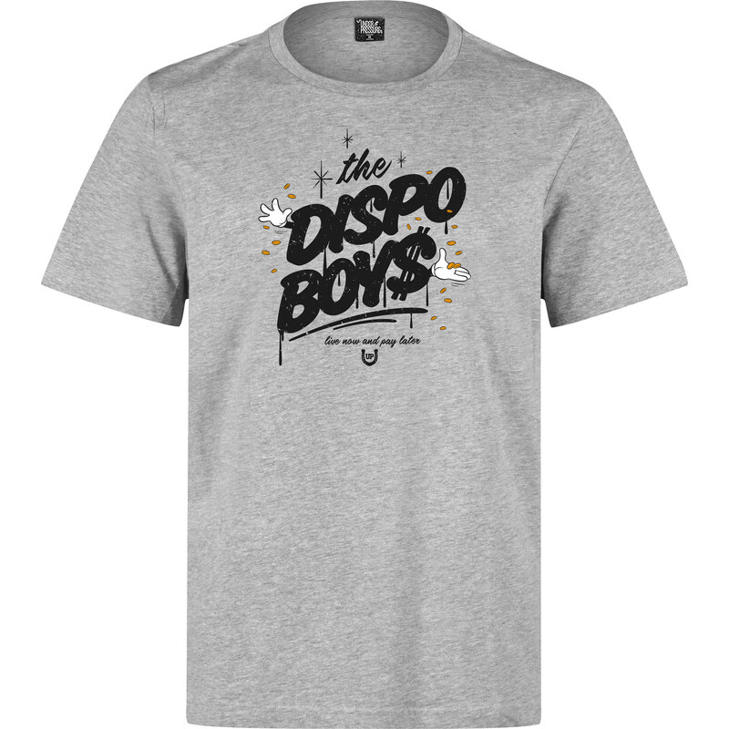 Underpressure Dispo Boys T-Shirt heather grey