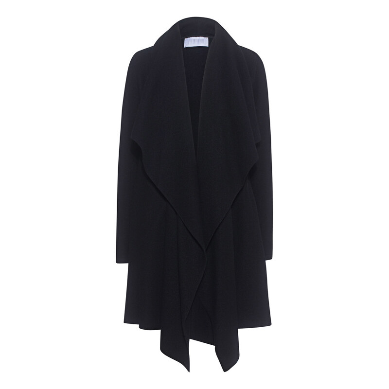 HARRIS WHARF LONDON Blanket Coat Black