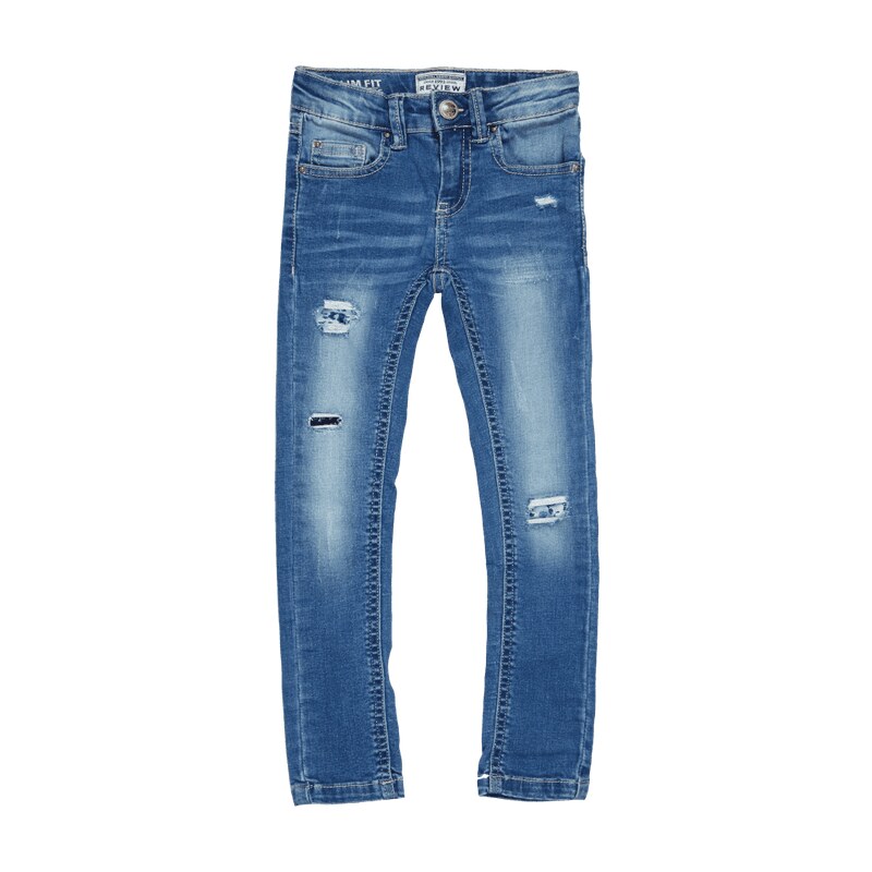 Review for Kids Destroyed Look Slim Fit 5-Pocket-Jeans