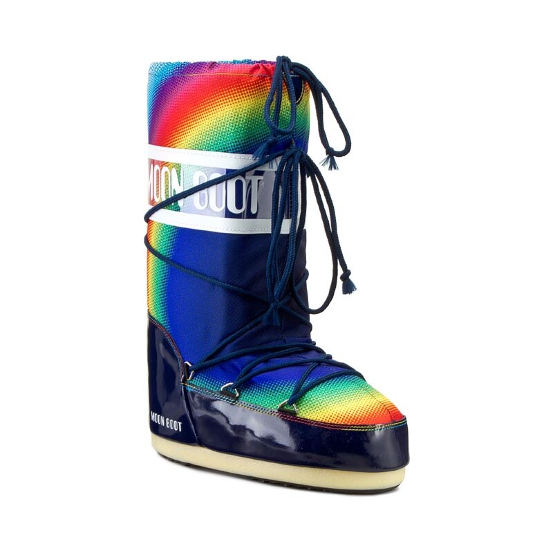 Schneeschuhe MOON BOOT - New Rainbow 2.0 14019600001 Multicolor Blue