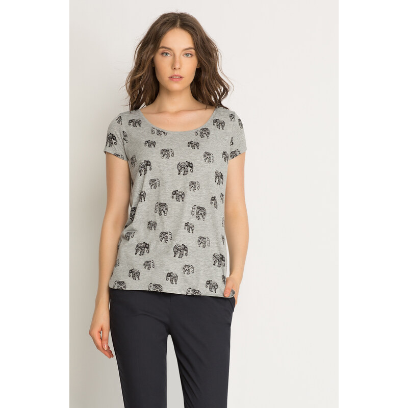 Orsay T-Shirt mit Vogel-Muster