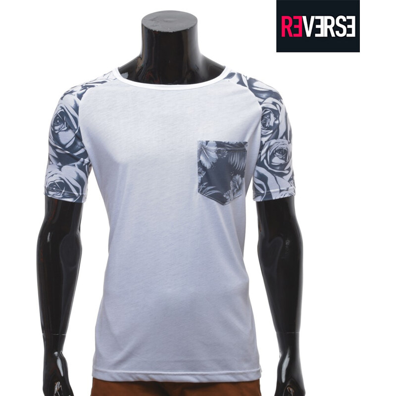 Re-Verse T-Shirt mit floralen Details - XL
