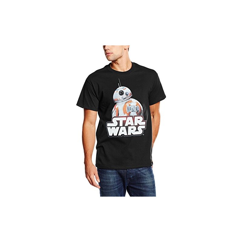Star Wars Herren T-Shirt Sw Logo Bb8