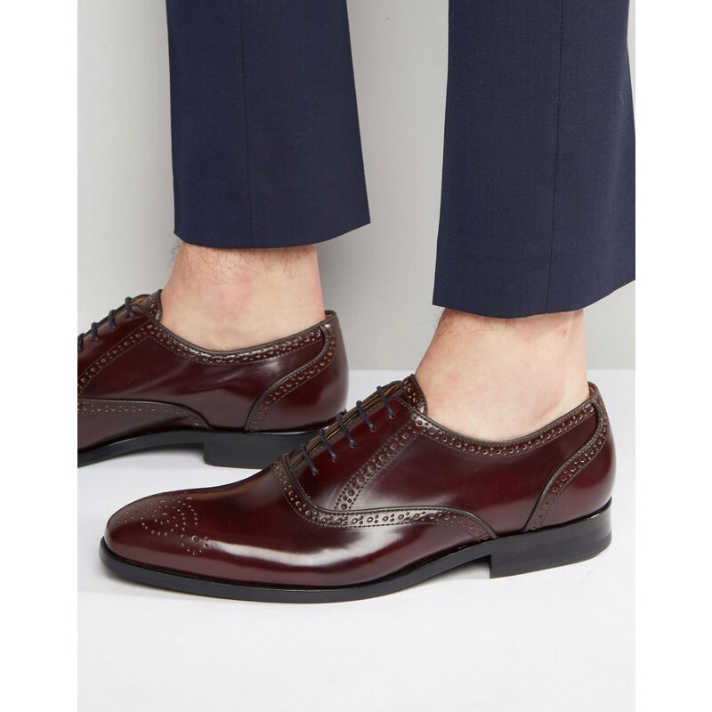 Paul Smith - Gilbert - Oxford-Schuhe im Budapester Stil - Rot