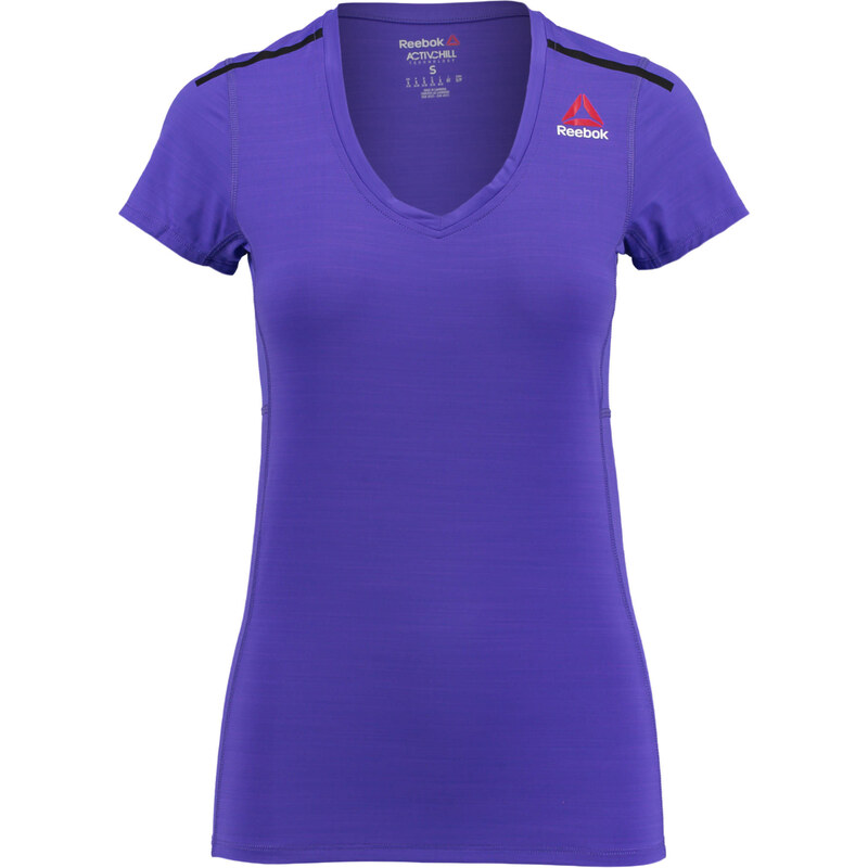 Reebok: Damen Trainingsshirt / Funktionsshirt OS AC Tee, lila, verfügbar in Größe L,S,M