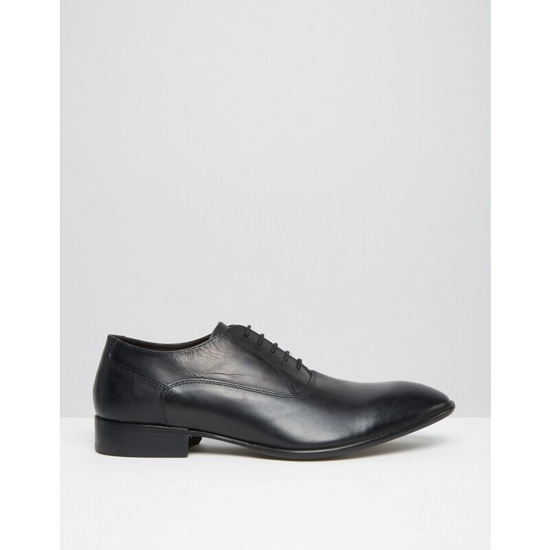 Base London - Holmes - Oxford-Schuhe aus Leder - Schwarz