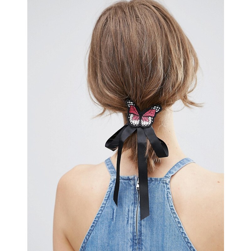 ASOS - Haarband im Schmetterlingsdesign - Schwarz
