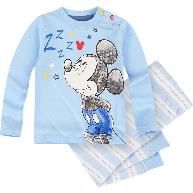 Disney Mickey T-Shirt und Hose hellblau in Größe 3M für Jungen aus 100% Baumwolle