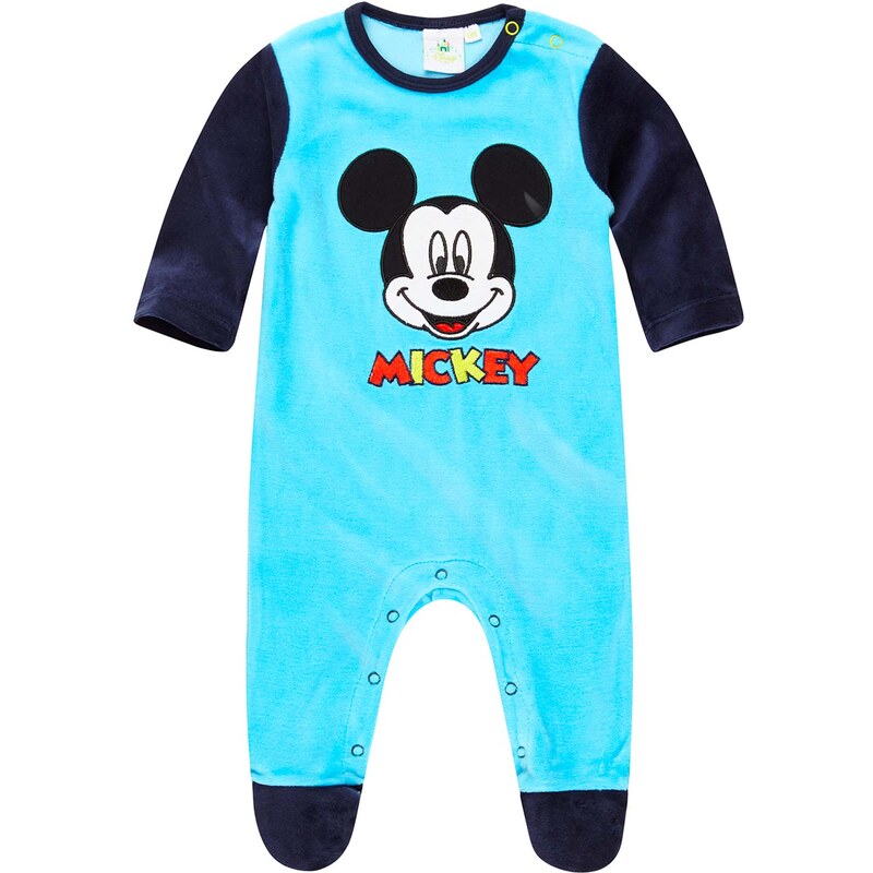 Disney Mickey Jumpsuit blau in Größe 3M für Jungen aus 80% Baumwolle 20% Polyester