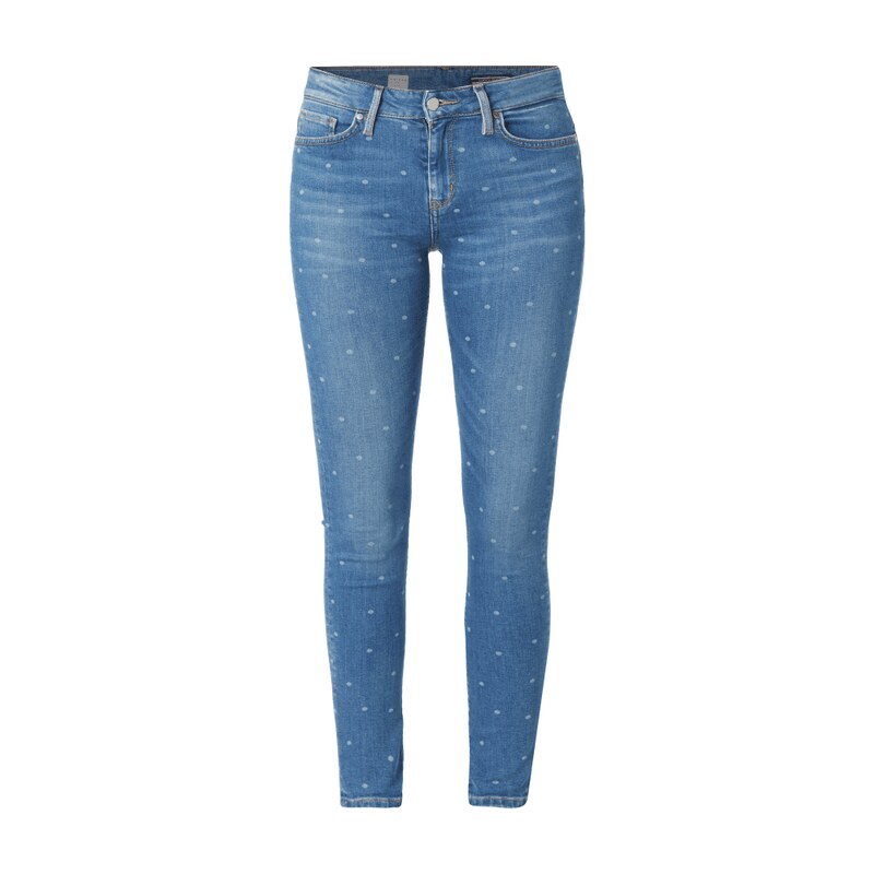 Tommy Hilfiger Skinny Fit Jeans mit Punktemuster