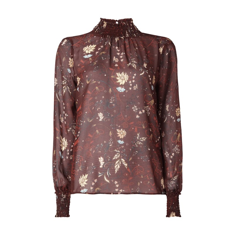 Vero Moda Blusenshirt aus Chiffon mit floralen Details