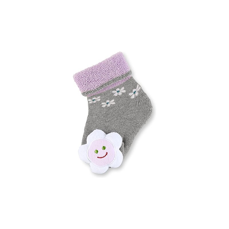 Sterntaler Baby-Mädchen Socken mit Rassel Blume