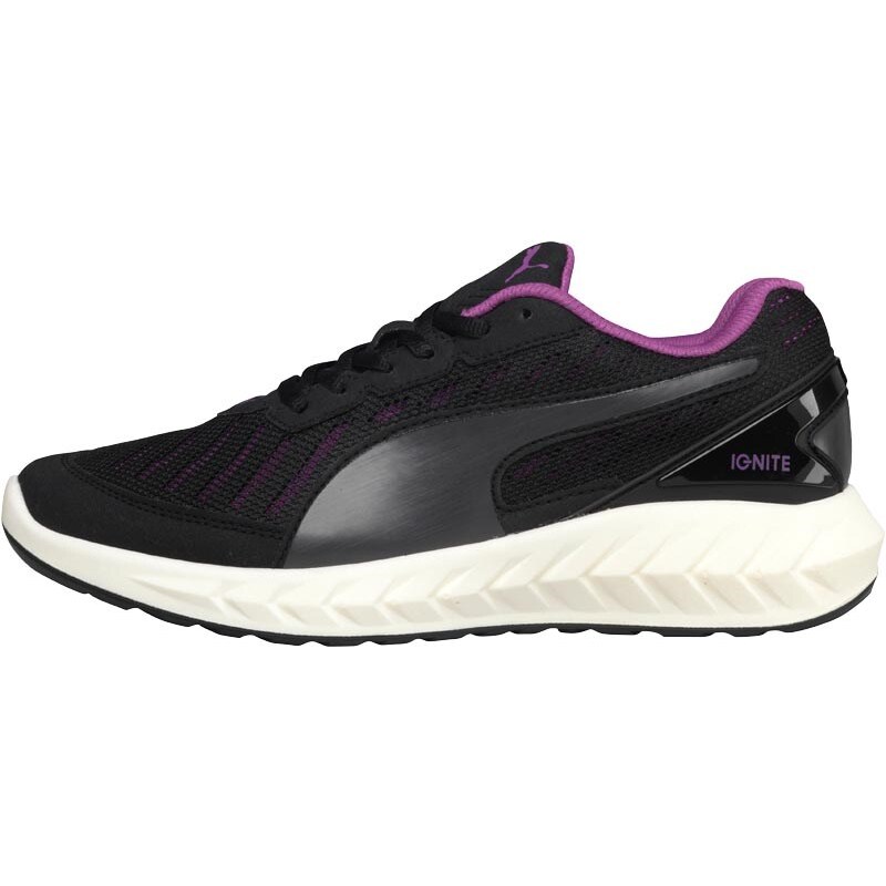 Puma Womens Ignite Ultimate Neutral Running Shoe Black/Purple