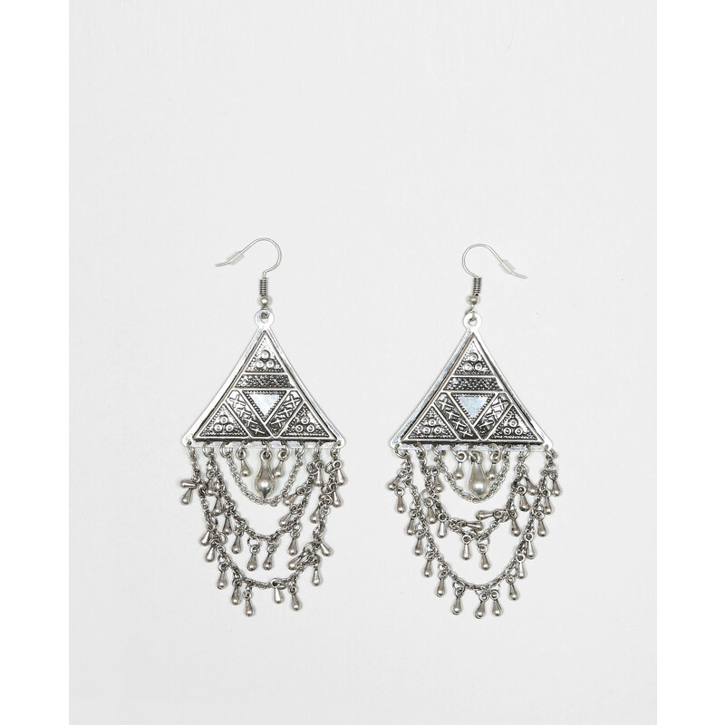Ohrringe mit Anhängern Silber, Größe 00 -Pimkie- Mode für Damen