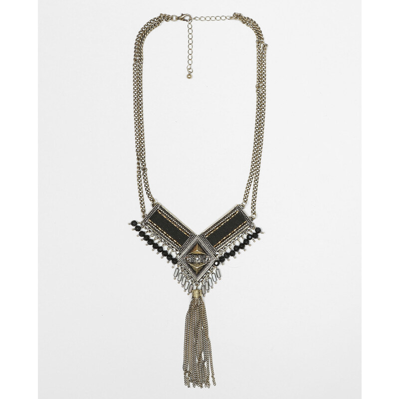 Lange Halskette im Ethno-Stil Gold, Größe 00 -Pimkie- Mode für Damen