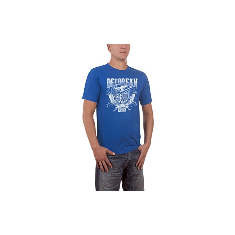 Touchlines Herren T-Shirt Delorean Machine Slimfit