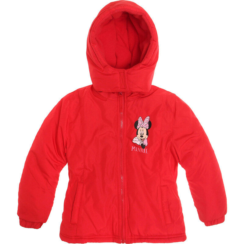 Disney Minnie Winterjacke rot in Größe 104 für Mädchen aus 100 % Polyester