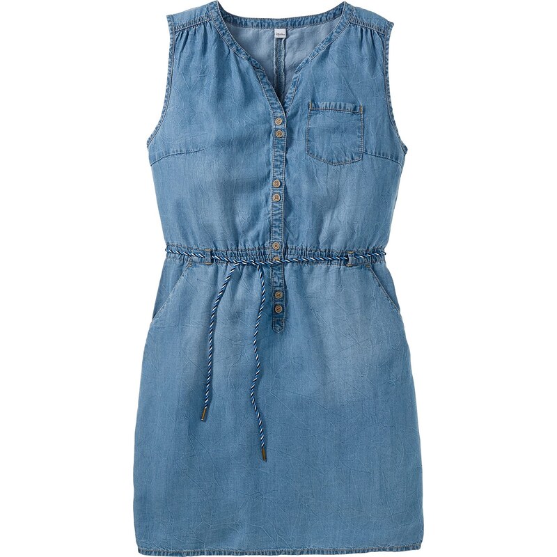 Große Größen: by s.Oliver Jeans-Kleid, blau, Gr.46-54
