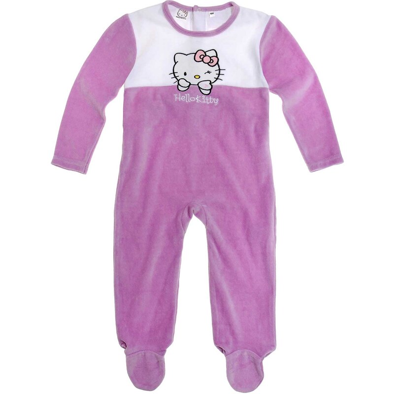 Hello Kitty Babyanzug violett in Größe 3M für Mädchen aus 80% Baumwolle 20% Polyester