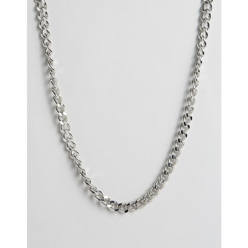 ASOS - Breite Halskette in Silber - Silber