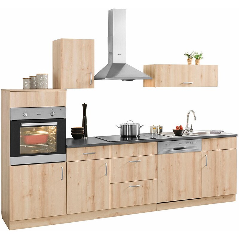 Küchenzeile »Brilon« mit E-Geräten, Breite 280 cm