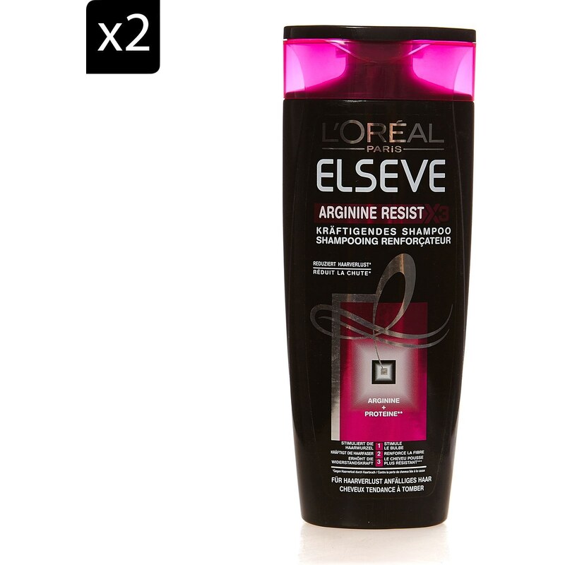 L'Oréal Paris 2-er Set Shampoos Arginin Resist - 250 ml