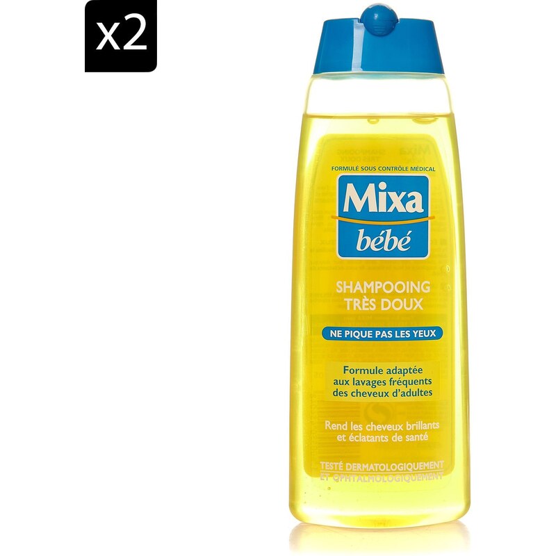 Mixa 2-er Set sehr sanfte Baby-Shampoos Mixa - 250 ml