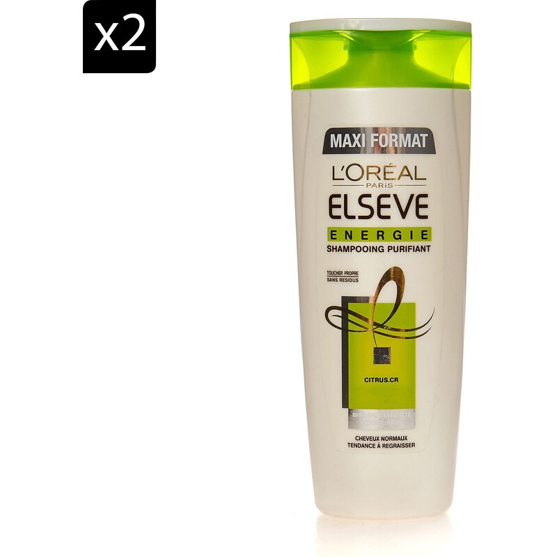 L'Oréal Paris 2-er Set Shampoos Energy Citrus - 400 ml