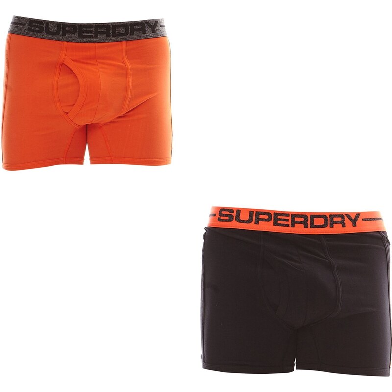Superdry 2-er Set Boxershorts - orange