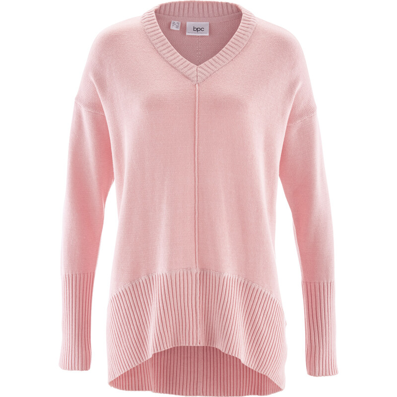 bpc bonprix collection Oversize-Pullover langarm in rosa für Damen von bonprix