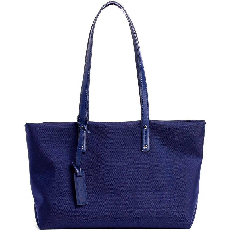 Le Tanneur Swana - Shopping Bag aus Leder - ausgewaschenes blau