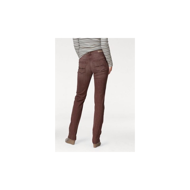 Damen 5-Pocket-Jeans Angela Glam Pocket MAC braun 34,36,40,42,44,46