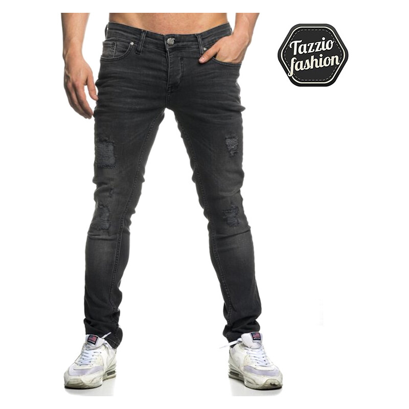 Tazzio Fashion 5-Pocket-Jeans mit Destroyed-Effekten - 36