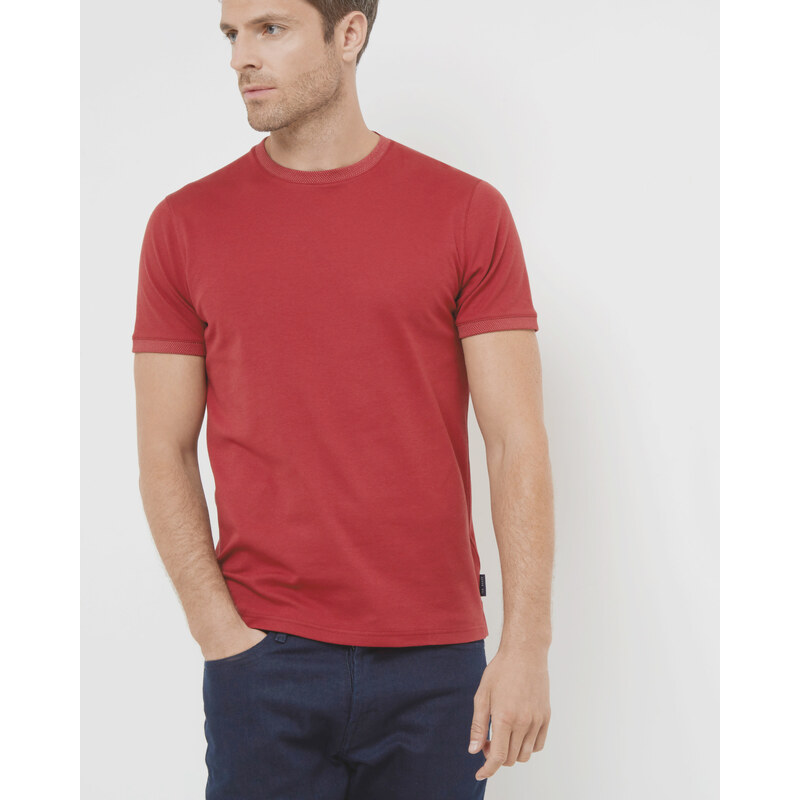 Ted Baker T-Shirt aus Baumwolle mit Rundhalsausschnitt Rot