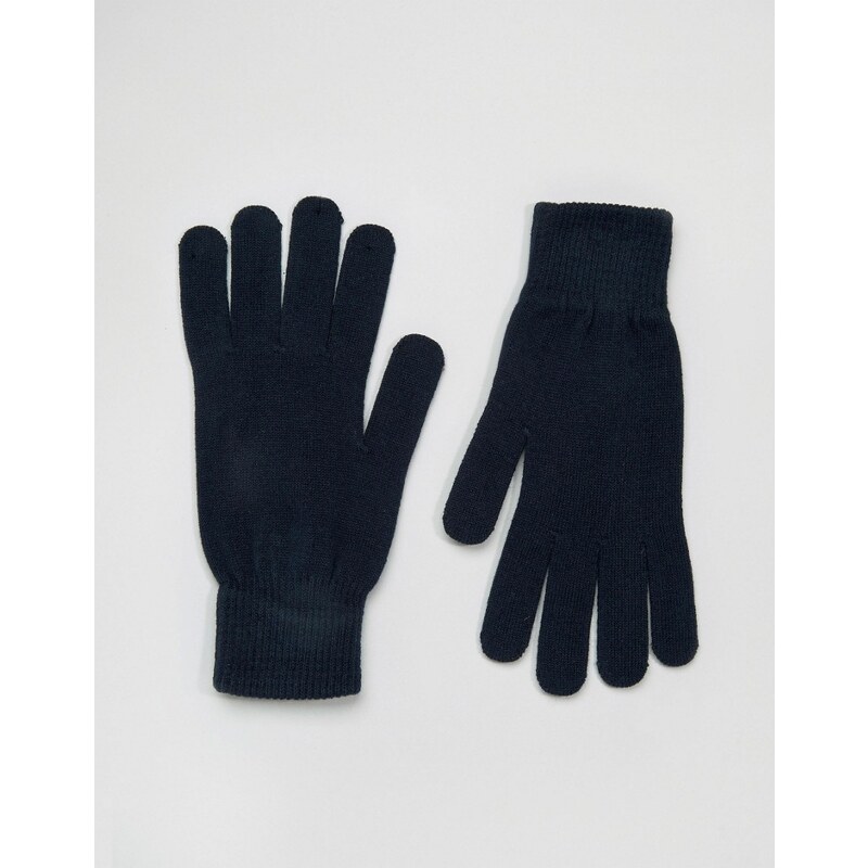Selected Homme - Leth - Handschuhe - Marineblau