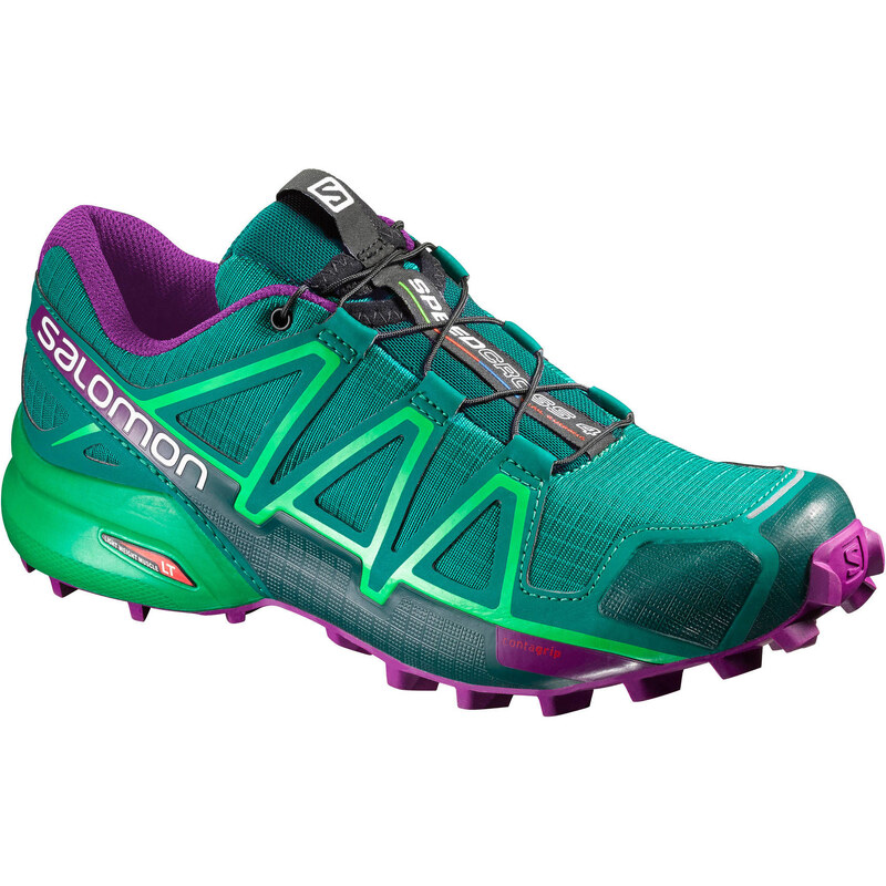 Salomon: Damen Laufschuhe / Trail Running Schuhe Speedcross 4 grün, grün, verfügbar in Größe 42,40,41