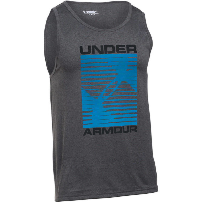 Under Armour: Herren Trainingsshirt / Tank Top UA Tech Turned Up, grau, verfügbar in Größe XL