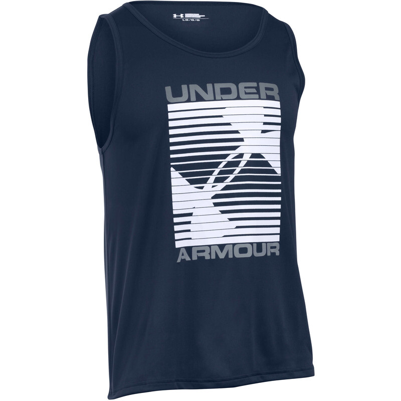 Under Armour: Herren Trainingsshirt / Tank Top UA Tech Turned Up, marine, verfügbar in Größe L