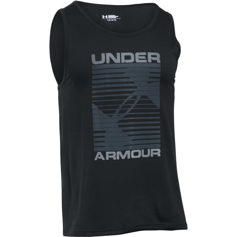 Under Armour: Herren Trainingsshirt / Tank Top UA Tech Turned Up, schwarz, verfügbar in Größe L