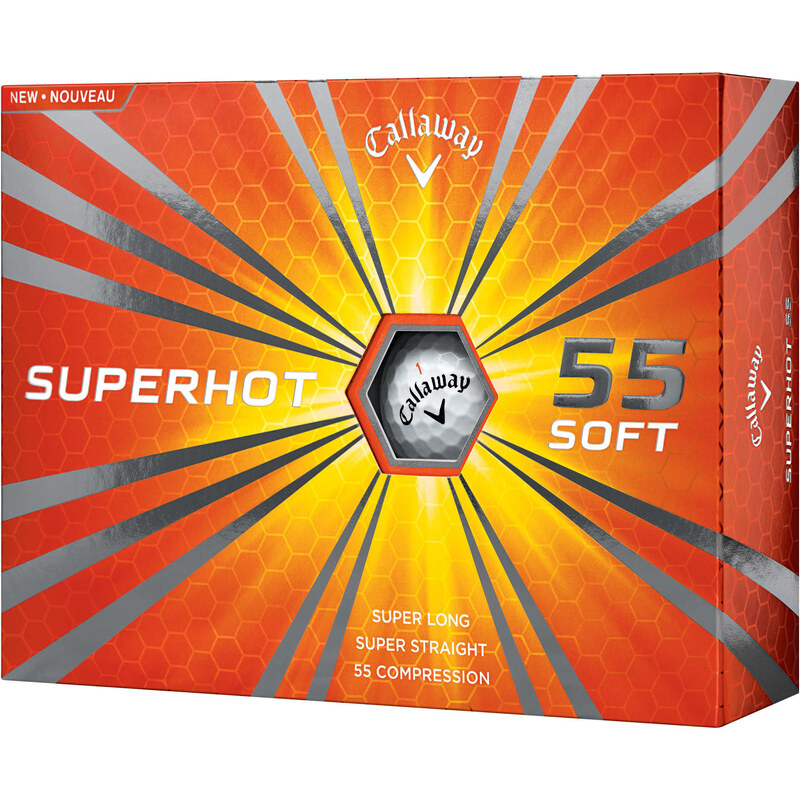 Callaway: Golfbälle Superhot 55 Soft 3 Stück