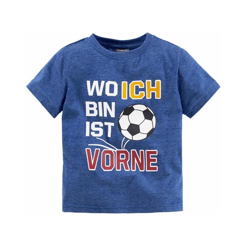Kidsworld T Shirt mit Spruch für Jungen